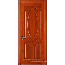 Diseño de puerta principal moldeada de madera de teca